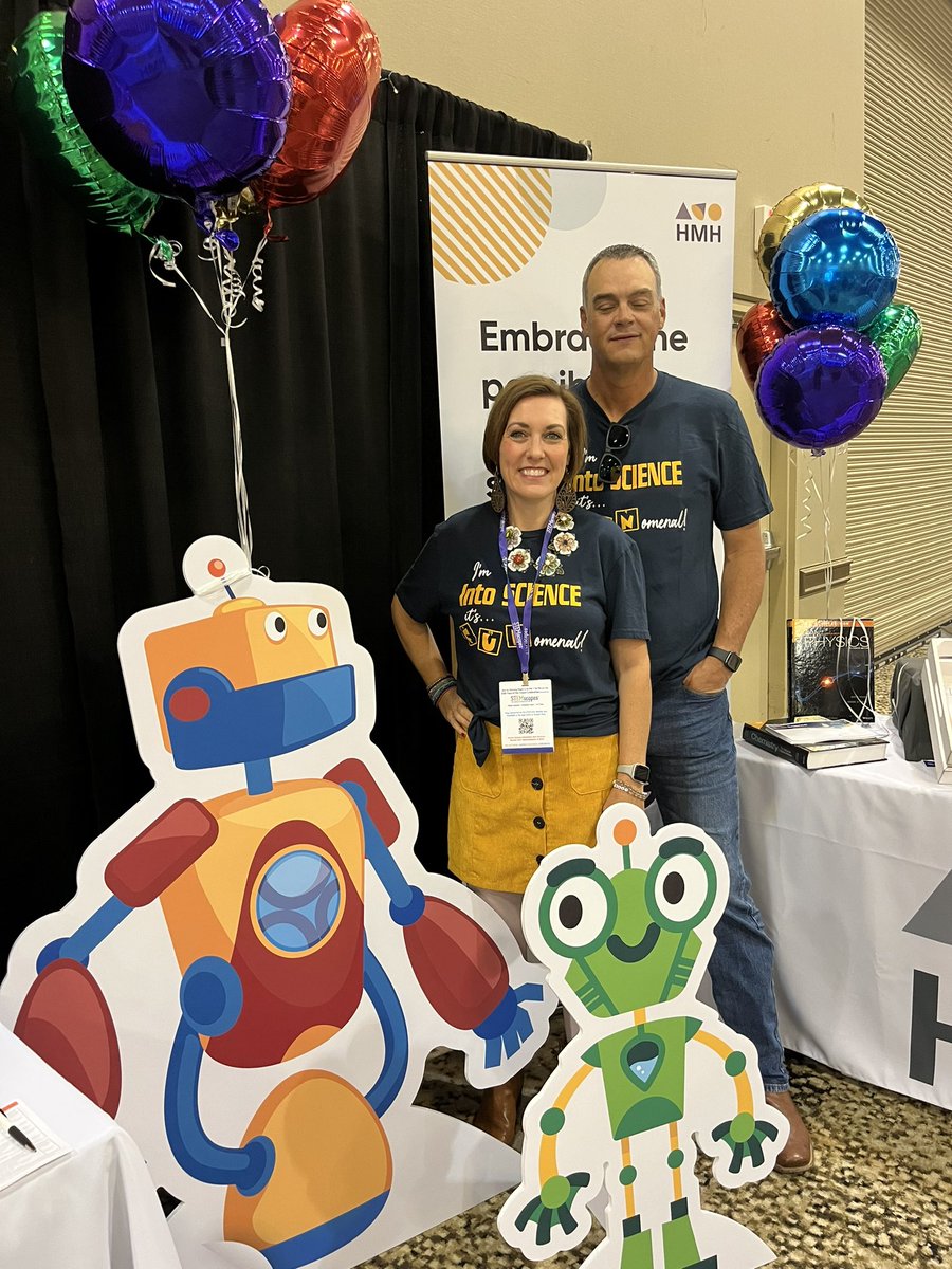 HMHNicole's tweet photo. Take a pic, grab a snack, register for our raffle and get #Into_Science with #HMH https://t.co/EO13KMNnZs
