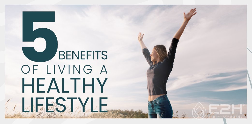 E2H_Social's tweet photo. Making small changes in your lifestyle can have a significant impact on your health. Follow these 5 benefits of living a healthy lifestyle, and enjoy the rewards of living fully.

 #e2h #e2hbenefits #wellness #e2hlifestyle #earthtohumans #health #healthylifestyle #e2hroutines https://t.co/eC9gCJLsUP