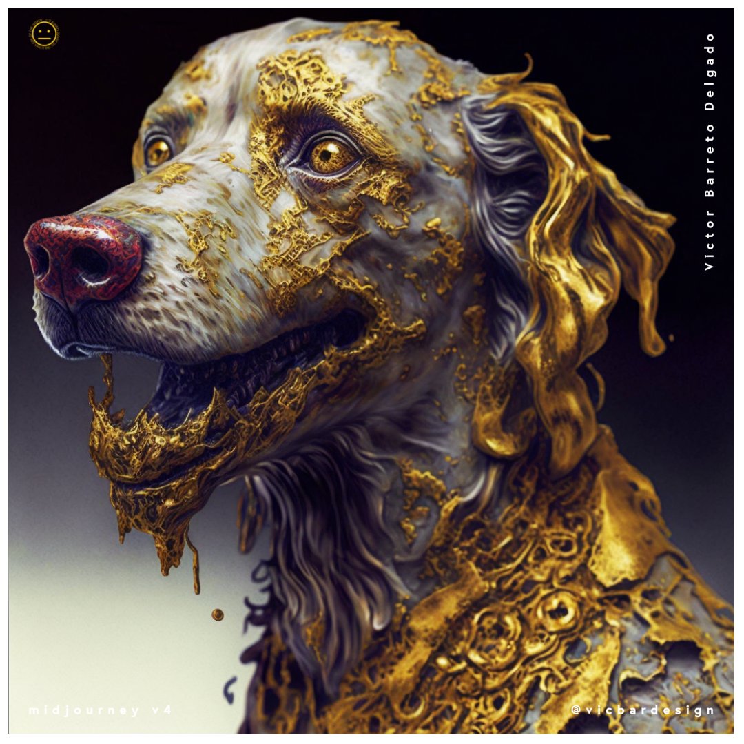 ElVicTheCreator's tweet photo. If only he knew then, the things he cherished the most were not made of gold.
Cherish your loved ones, enjoy them while you have time.
#AICC_IO #AICCCREATORS #AICCDAILYTHEME #materialthings #aigenerated #midjourney #adobeexpress #vicbardesign #artificialinspiration #midastouch https://t.co/KhB9n5adg2