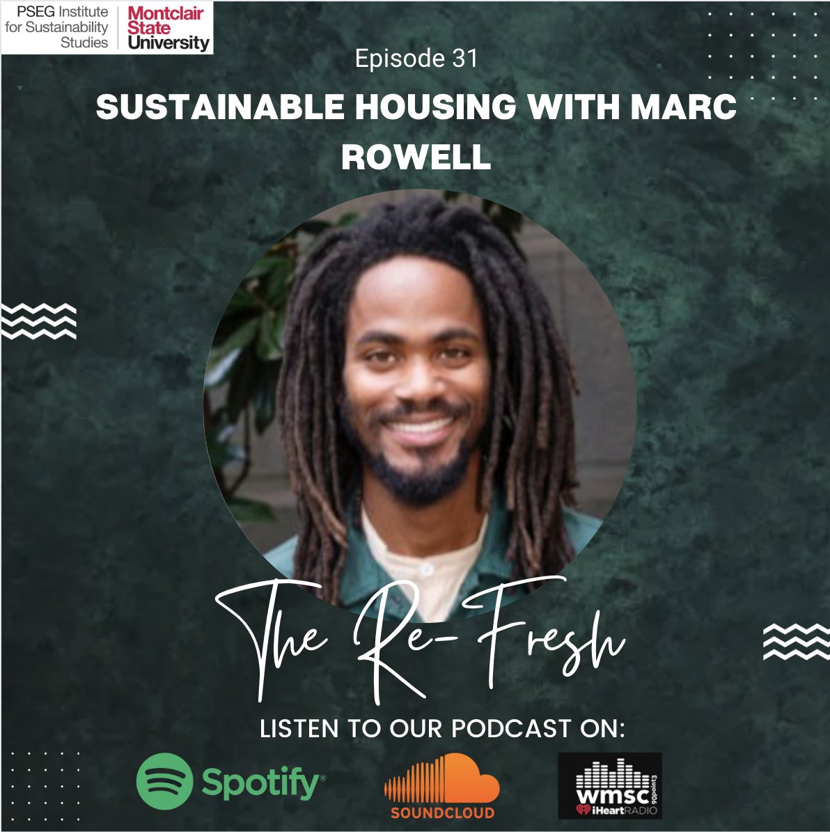 pseg_iss's tweet photo. If you're looking to pave your way into the vast field of #sustainability— this is the episode for you. Marc Rowell, founder of Deep Green Retrofit, has advice you don't want to miss. 

Tune in today on #WMSC at 3 PM or catch the episode later on our #SoundCloud or #Spotify. https://t.co/zBHAE0SZwz