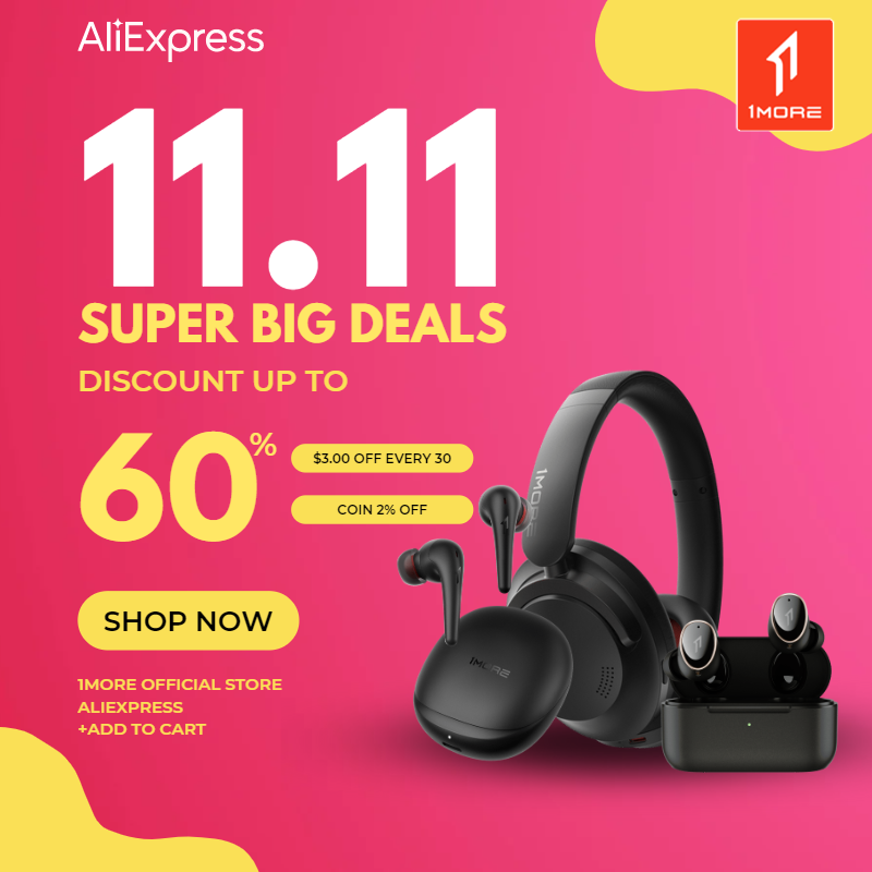 Global Carnival 11.11 is TWO DAYS LEFT IN 48 HOURS.
FANS GET $3 OFF EVERY $30 Coupon, Max $9.00 off
Link: aliexpress.com/store/900251096
#BlackfridayAliExpress #AliExpress1111 #Shoppingfestival