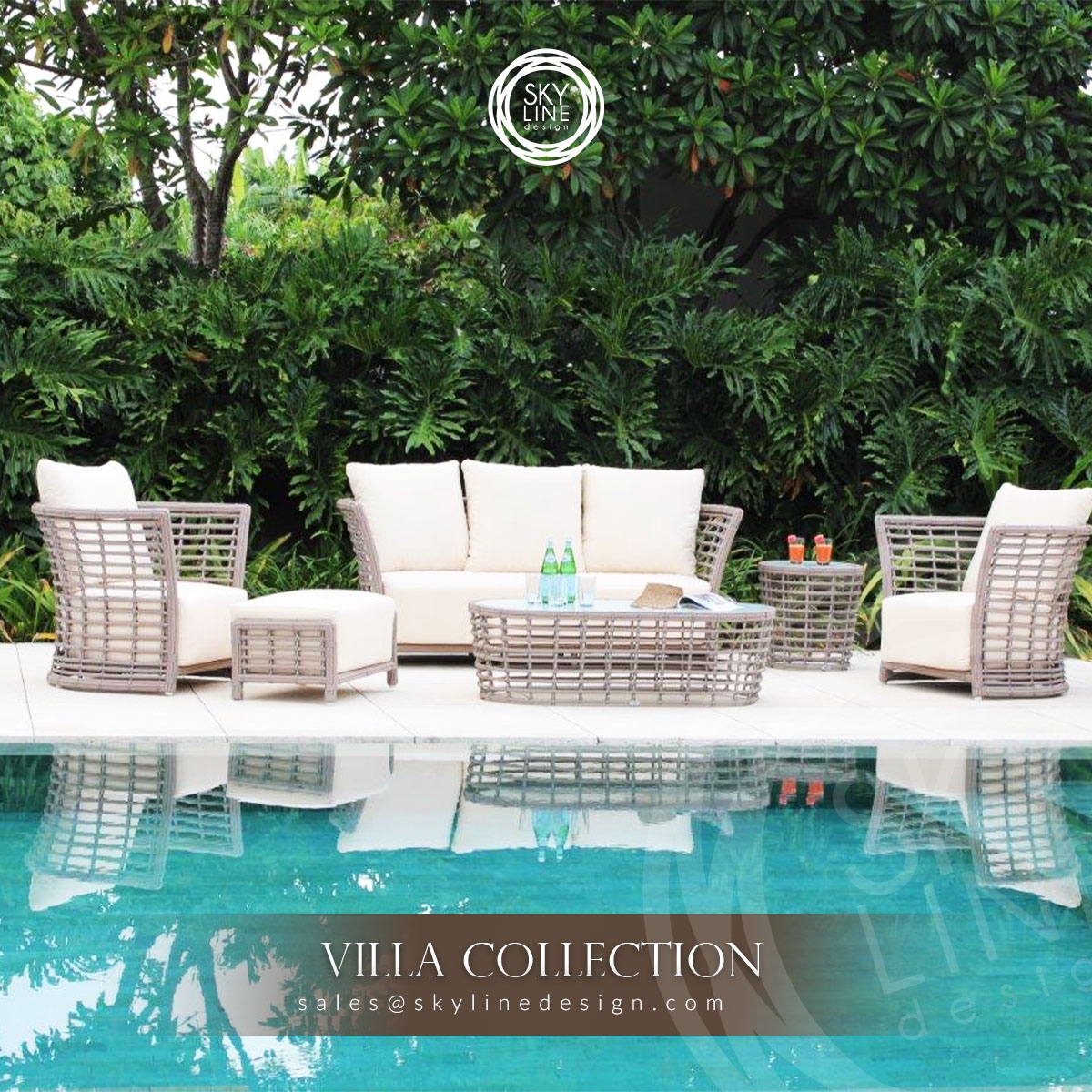 Check Out Our Villa Collection. This sleek collection brings out luxury in any outdoor setting.....

contact us Sales@skylinedesign.com
#outdoorfurniture #outdoorliving #furniture #interiordesign #design #gardenfurniture #outdoor #outdoordesign #furnituredesign #patiofurniture...