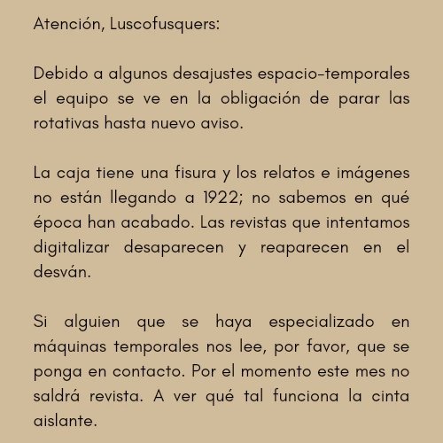 Revista LuscoFusco (@rluscofusco) on Twitter photo 