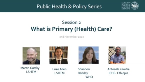 Luke Allen (@drlukeallen) on Twitter photo Here's the recording for <a href="/LSHTM/">London School of Hygiene & Tropical Medicine</a> PHC Seminar 2:
'What is #PHC?'
📺 Enjoy!
lshtm.cloud.panopto.eu/Panopto/Pages/… Here's the recording for <a href="/LSHTM/">London School of Hygiene & Tropical Medicine</a> PHC Seminar 2:
'What is #PHC?'
📺 Enjoy!
lshtm.cloud.panopto.eu/Panopto/Pages/…