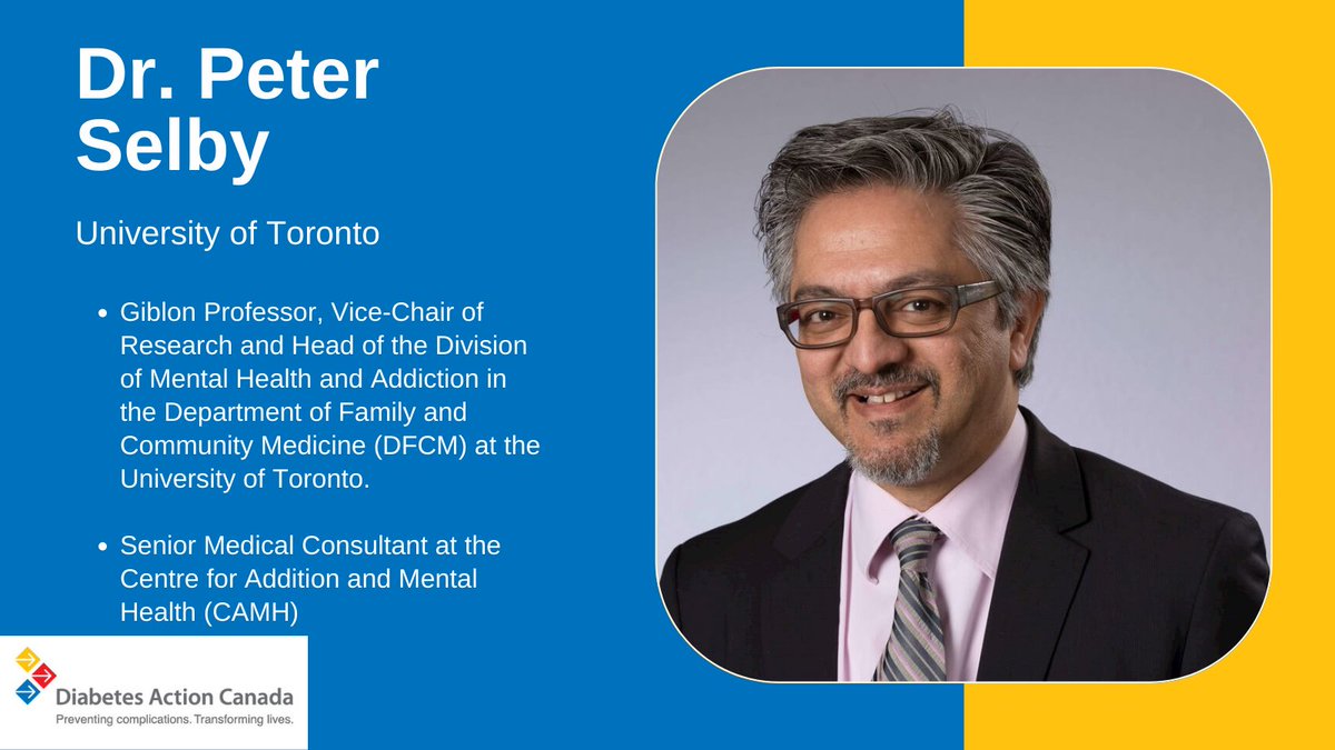 Diabetes Action Can. (@_diabetesaction) on Twitter photo Today's featured researcher for #DiabetesAwarenessMonth is @drpselby from <a href="/UofTFamilyMed/">UofT Family Medicine</a> and <a href="/CAMHResearch/">CAMH Research</a>. Dr. Selby is working on our diabetes and mental health program. diabetesaction.ca/programs/menta… Today's featured researcher for #DiabetesAwarenessMonth is @drpselby from <a href="/UofTFamilyMed/">UofT Family Medicine</a> and <a href="/CAMHResearch/">CAMH Research</a>. Dr. Selby is working on our diabetes and mental health program. diabetesaction.ca/programs/menta…