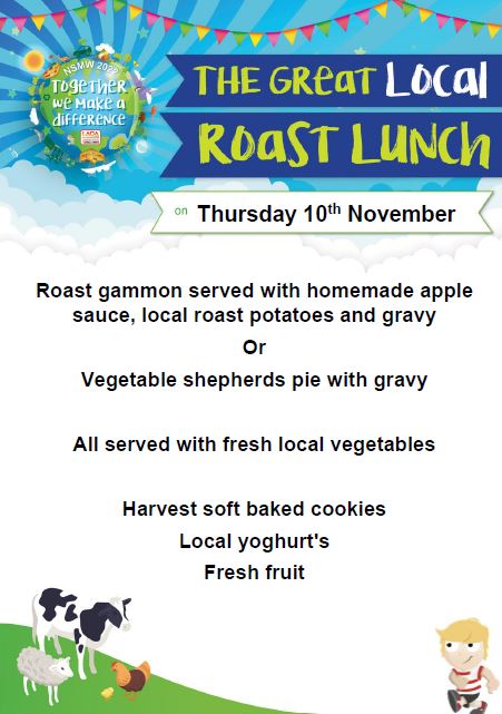 #NSMW22 Roast Lunch @KeyhamBartonPly Well done Jan and Team 👏👏who #makeadifference to #everychildeverytime with #locallysourced #freshlycooked #schoolmeals @PlymouthCAST @plymouthcc @LACA_UK @NSMW @Tamarfreshfood @Scorse_FoodsLtd @BidfoodUK