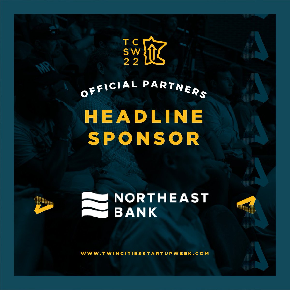 tcstartupweek's tweet image. Thank you to Headline Sponsor Northeast Bank for presenting the #TCSW2022 Funding Track!

Northeast Bank offers competitive rates on work with SBA loan &amp;amp; community development loan programs to provide financing for startups.

Learn more: hubs.la/Q01s19NS0