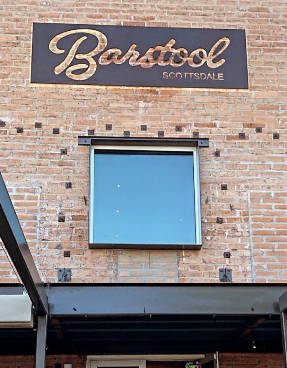 stoolpresidente's tweet photo. Almost ready….  Barstool Scottsdale https://t.co/HAyoGmBTCG