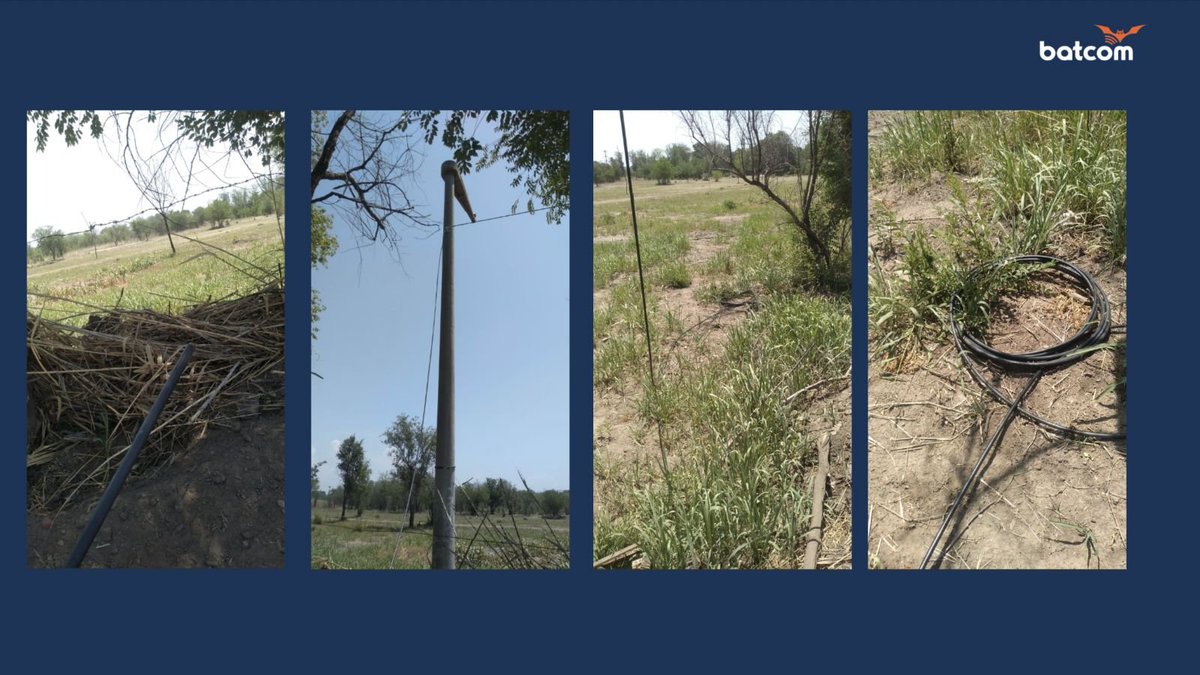 Servicio afectado en barrios Procrear Liceo y Retiro de Horizonte III por vandalismo en Fibra Troncal. 
Tiempo estimado de reparación: 24 hs.