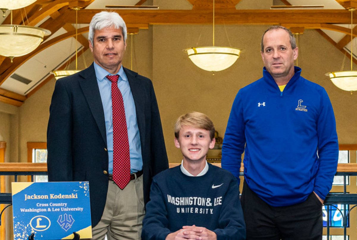 XCDons's tweet image. Jackson Kodenski commits to Washington and Lee, joining Colin and Connor Verrett, Hayden Roberts and Kyle Clarke as Loyola alums running for the Generals!