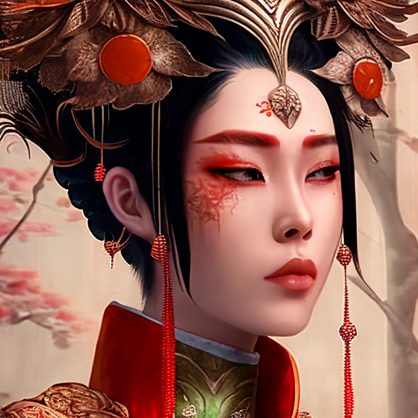 YeongGAMES's tweet photo. Made with MidJourney:

1) Empress of China
2) Empress of Japan
3) Empress of Korea
#midjourneyV4 #midjourney https://t.co/Po7PvsAy9t