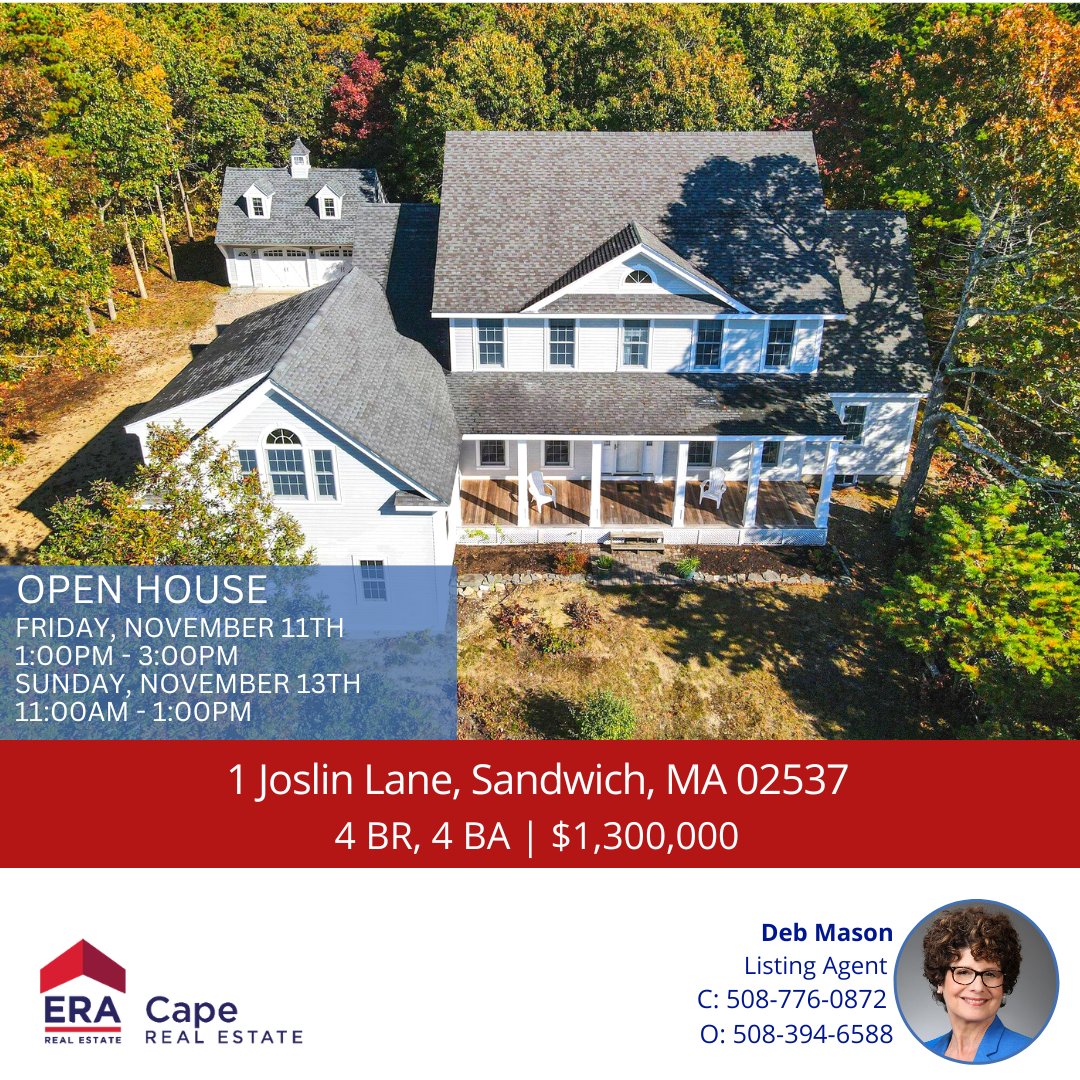 CapeCodERA's tweet image. OPEN HOUSES!!! Come see some great properties and our wonderful agents this Friday and/or Sunday!
🏡🏖🌊
#capecodrealestate #capecod #capecodhomes #capecodopenhouses #capecodhome #capecodrealestateagent #capecodliving #capecodera #eracaperealestate⁠