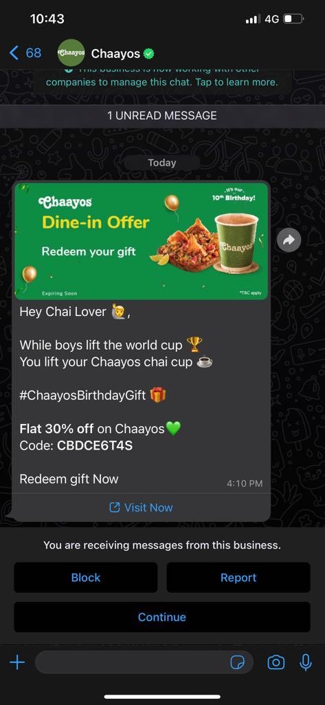 Ahmarzaman's tweet photo. Not a great timing, ⁦@Chaayos⁩ 

#IndvsEng https://t.co/UGvGOhBmfA