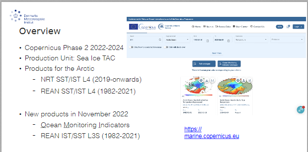 GHRSST's tweet photo. Overview of the Arctic SST/IST activities for the Copernicus Marine Service at DMI. A talk by Ioanna Karagali and colleagues @dmidk at #GHRSST23 
Check this out: https://t.co/1Nv78ak4p5 https://t.co/AwGwfoQ6QG