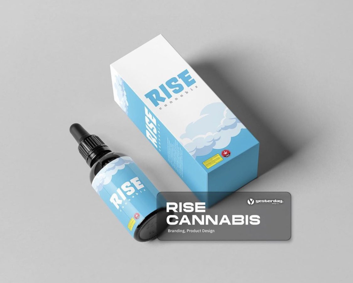 YesterdayLtd's tweet photo. Branding and product design for RISE Cannabis. See the entire line of deliverables by visiting the portfolio section on our website.

This project was chosen for Best 2022 Cannabis Branding and Packaging Design by DesignRush!

@designrushmag https://t.co/3risGfdhV9
