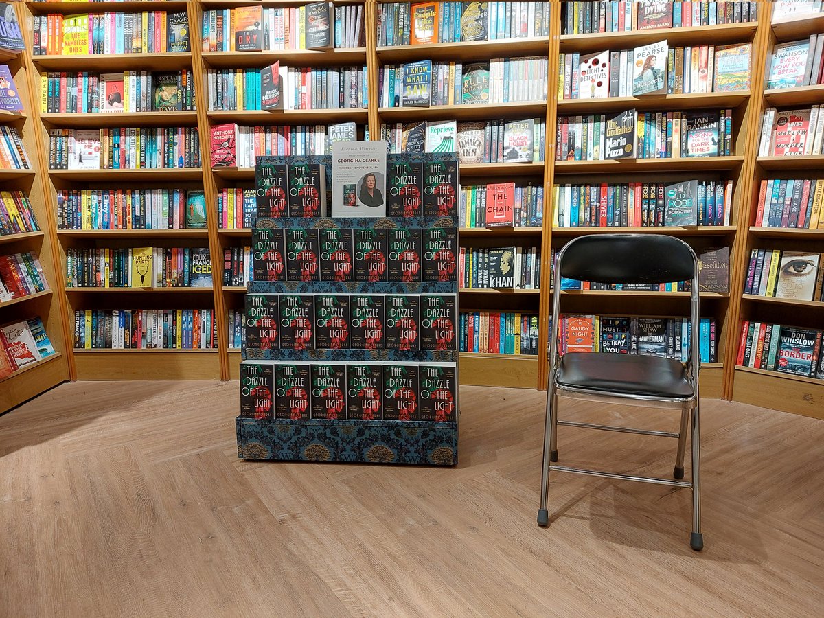 Georgina Clarke - 💚 VIPER IN THE NEST 🐍🗡 (@clarkegeorgina1) on Twitter photo Waiting to begin the launch of #thedazzleofthelight at <a href="/WatWorcester/">WaterstonesWorcester</a> with the <a href="/VERVE_Books/">VERVE Books</a> team! Jenna, Sarah, Hollie, and Ellie are mixing cocktails 🍸💚❤️🍸 Waiting to begin the launch of #thedazzleofthelight at <a href="/WatWorcester/">WaterstonesWorcester</a> with the <a href="/VERVE_Books/">VERVE Books</a> team! Jenna, Sarah, Hollie, and Ellie are mixing cocktails 🍸💚❤️🍸