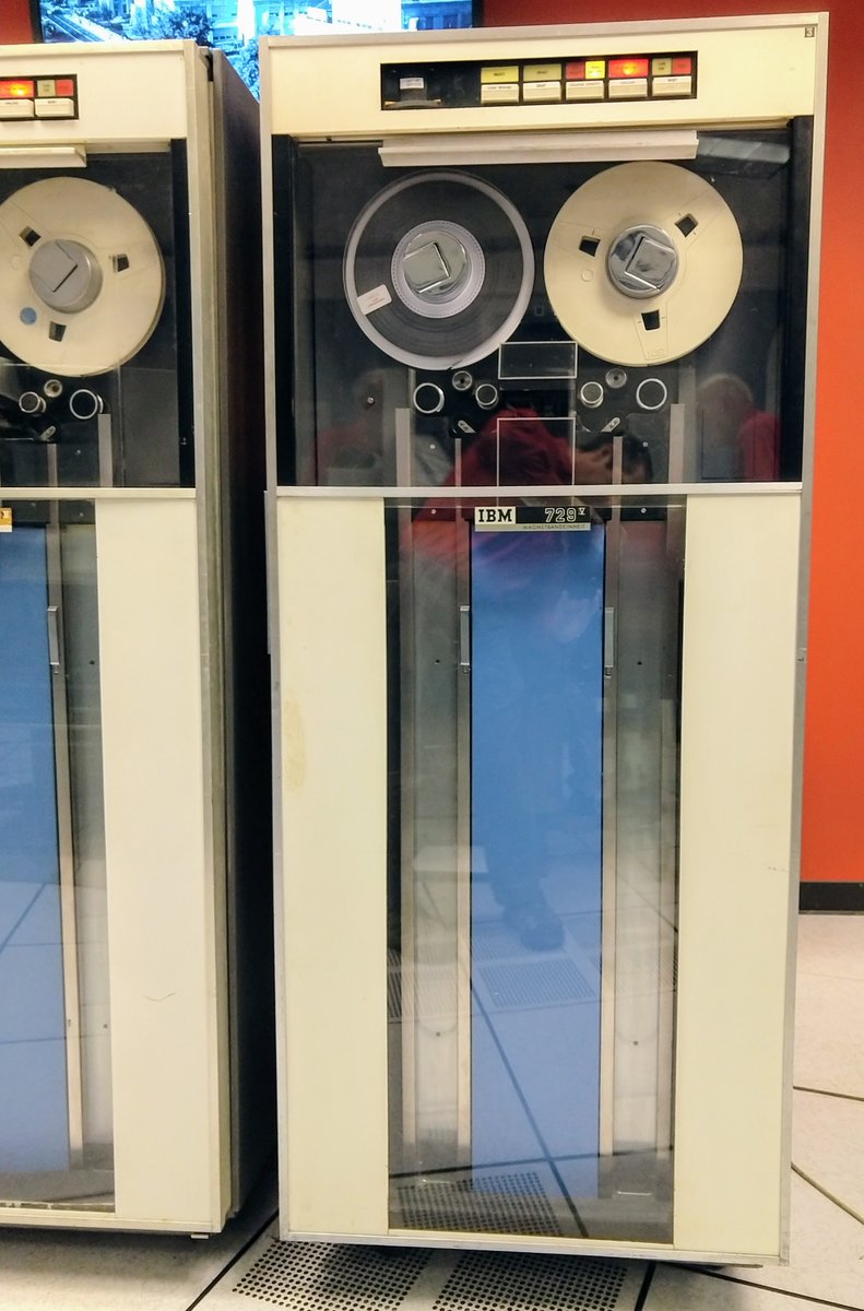 Ken Shirriff on Twitter "The iconic IBM 729 tape drive could store the