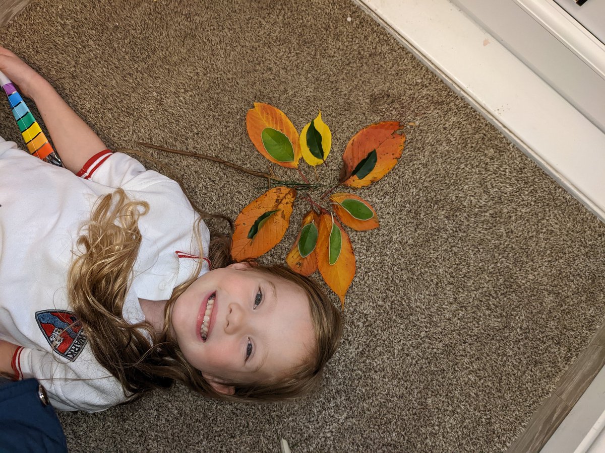 PoppetRocks's tweet photo. @P1aNewarkPS Emilia braved the cold tonight to find some leaves for our homework but we had to make the patterns inside so they wouldn't blow away 💨🤭 https://t.co/1LAswgzN73