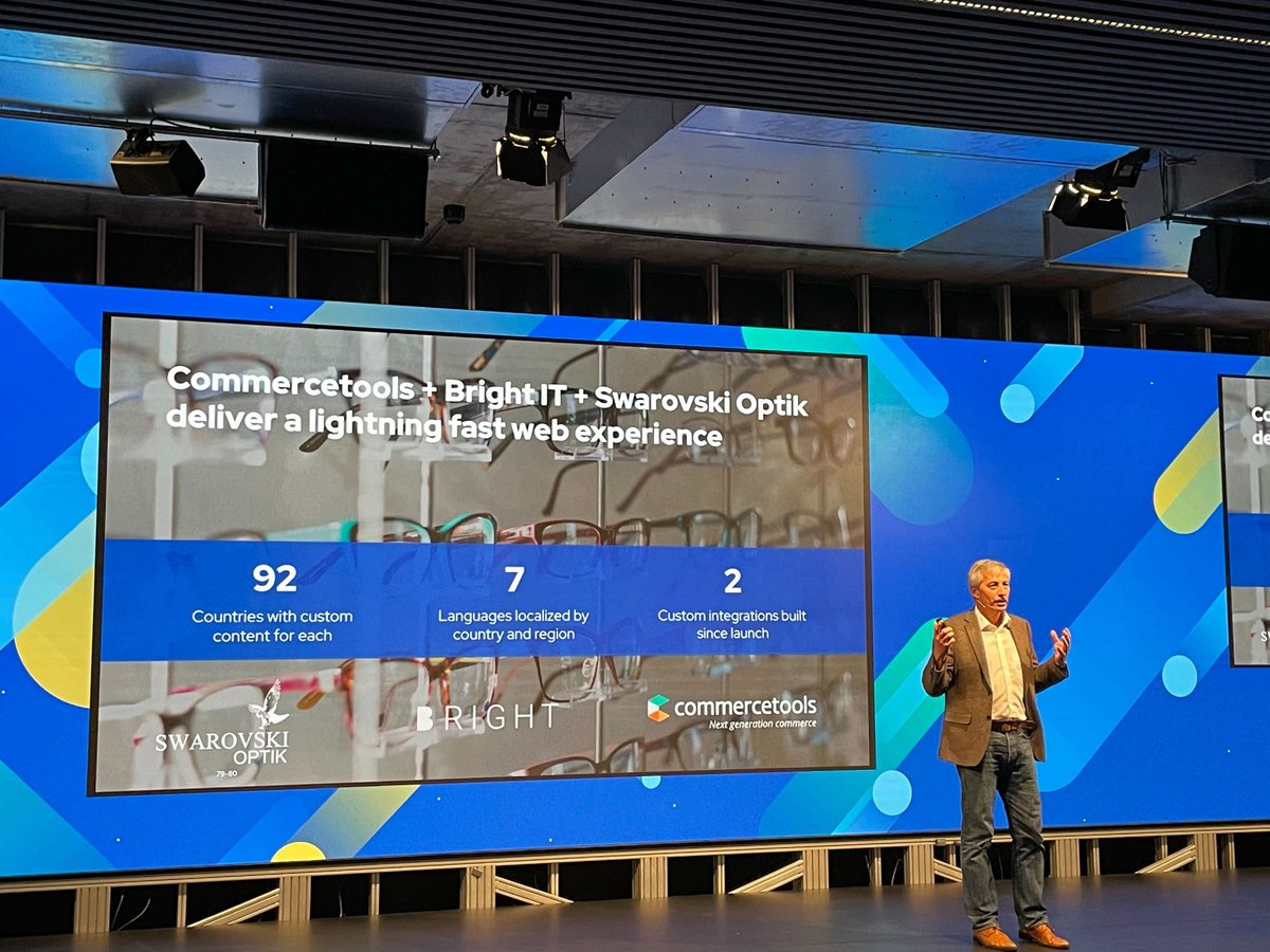 contentful's tweet photo. .@contentful, @commercetools, @SwarovskiOptik, and @BrightIT delivered a lightning fast web experience. โก๏ธ
Together, they launched in 92 countries with custom content for each and in 7 localized languages. #FastForwardRoadshow
โก๏ธ https://t.co/HpD8CCuw3e https://t.co/Zqi1dDwkaK