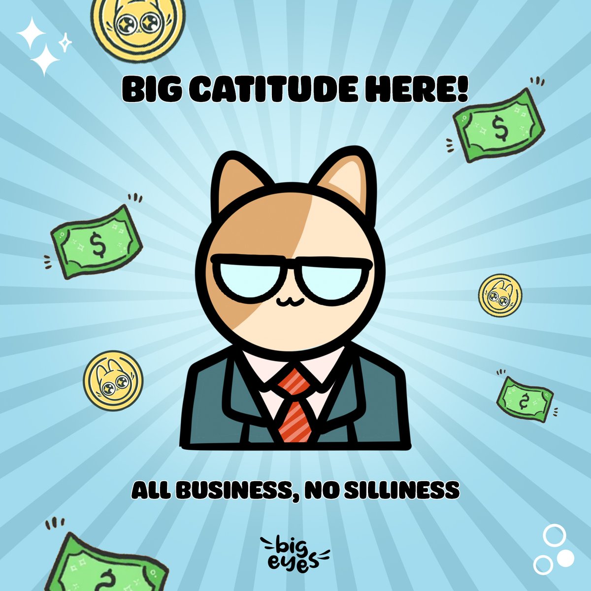 BigEyesCoin's tweet photo. 🕶️Big Eyes means Big Business🕶️

Join the cute: https://t.co/yfv7QTWCxM
#crypto #cryptocurrency #altcoin #presale #memecoin #100xgems #BigEyesCoin #cutecats #cattitude #ThursdayVibes #thursdaymorning #ThursdayMotivation https://t.co/tm3RhsDVKH