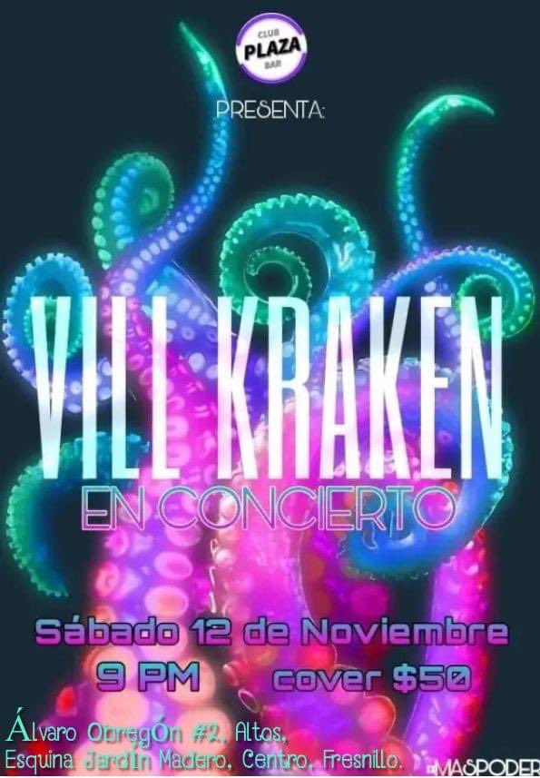 PlazaClubBar's tweet photo. Nos quedamos con muchas ganas de seguir tocando junto a todos ustedes, en el Plaza Club Bar este próximo 12 de Nov 9pm, tenemos un show increíble para ustedes krakensitos 🦑 Los tkm (Ya tenemos boletos cualquier información manden inbox)
#maspoder #krakentattoo #astronauta https://t.co/EKkdyiMWAc