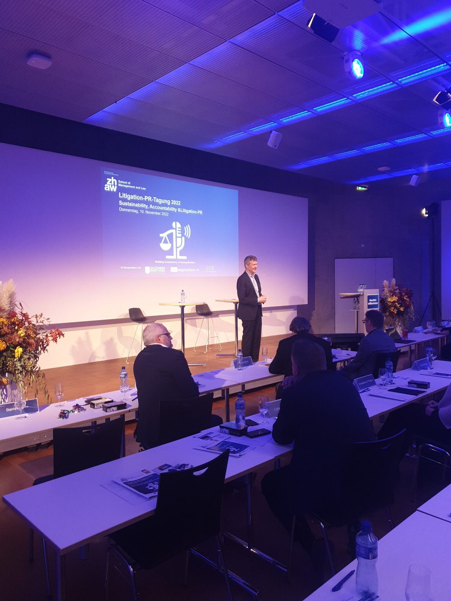 Das war die 7. #LitigationPR Tagung an der @sml_zhaw. Danke an alle Referentinnen und Teilnehmenden, 2023 folgt die 8. Tagung, dazwischen gibt es die #MeetUps #lprt22
