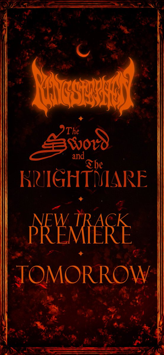 Hi everyone, 

I'd like to invite you all tomorrow to the Premier of my New Track taken from the UPCOMING ALBUM 'KINGDOM' 
-
'THE SWORD AND THE KNIGHTMARE'
-
youtu.be/4mCTZZe10X0
-
Hope to see you all there 🤘🔥🤘