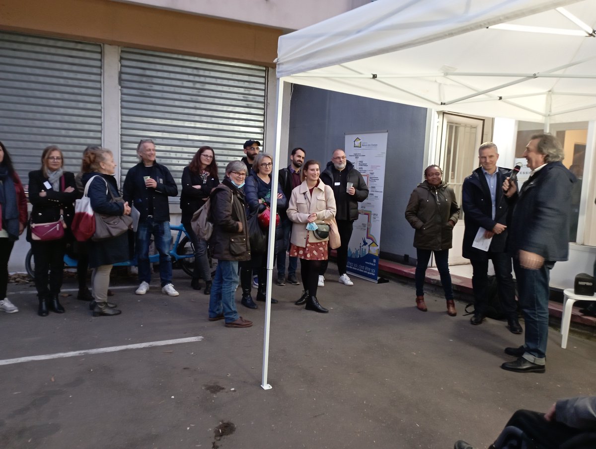 MaisonDesChamps's tweet photo. Lundi dernier la Fondation a inauguré son nouveau service d'#ESSIP en présence de nombreux #partenaires, de la @Mairiedu20 et de @ARS_IDF. Merci à tous pour votre présence et notamment @bodin_tanguy pour sa prise de parole. #inauguration #Précarité #SoinInfirmier https://t.co/o6ufYNOi4S