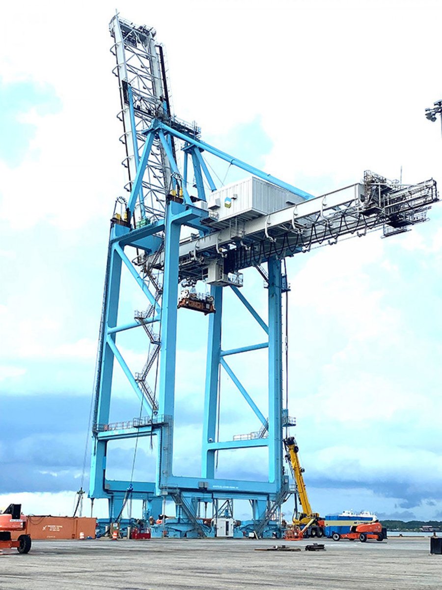 Hoist_Magazine's tweet image. #EngineeredRigging has assisted with the dismantling of three @KONECorporation ship-to-shore container #cranes for the Virginia Port Authority in the #US.

hoistmagazine.com/blog/strand-ja…

#hoists #sts