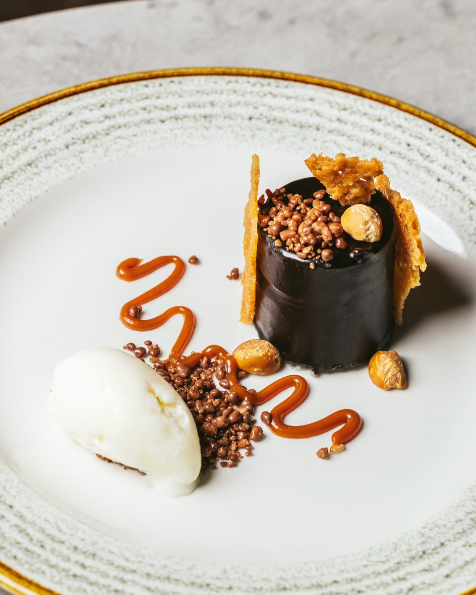 In terms of desserts, we think this one is pretty perfect…

Indulge in our Chocolate &amp; Macadamia Mousse Cake served with Honey Reduction, Sea Salt &amp; Crème Fraîche Sorbet ✨