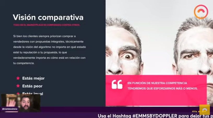 "El algoritmo prioriza la mejor opción de cara al usuario"

#EMMSBYDOPPLER