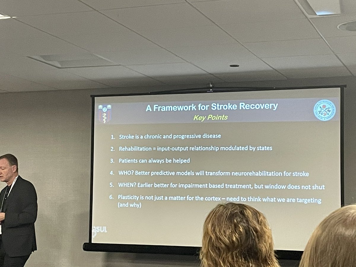 “Stroke is a chronic and progressive disease but it’s treated and funded like a single incident.” <a href="/dr_nickward/">Nick Ward</a> #ACRM2022 #RehabPsych