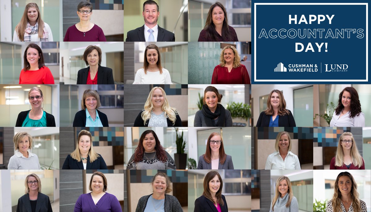 TheLundCompany's tweet photo. Today, The Lund Company would like to celebrate these hardworking professionals who work behind-the-scenes to keep the wheel spinning and our finances in order. We appreciate everything you do! Happy Accountant's Day! https://t.co/xYzZfysmGC