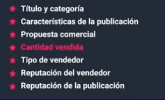 Las variables más importantes para el algoritmo de #MercadoLibre son:

<a href="/marianosirena/">Mariano Sirena</a> en el #EMMSBYDOPPLER