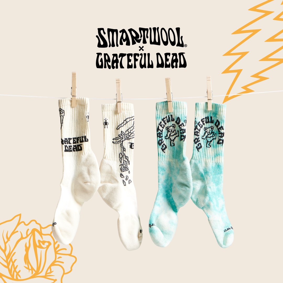 Can you feel it in the air? The limited edition Smartwool x Grateful Dead Collection is on the horizon. Shop the drop 11/11.

#GoFarFeelGood #GratefulDead