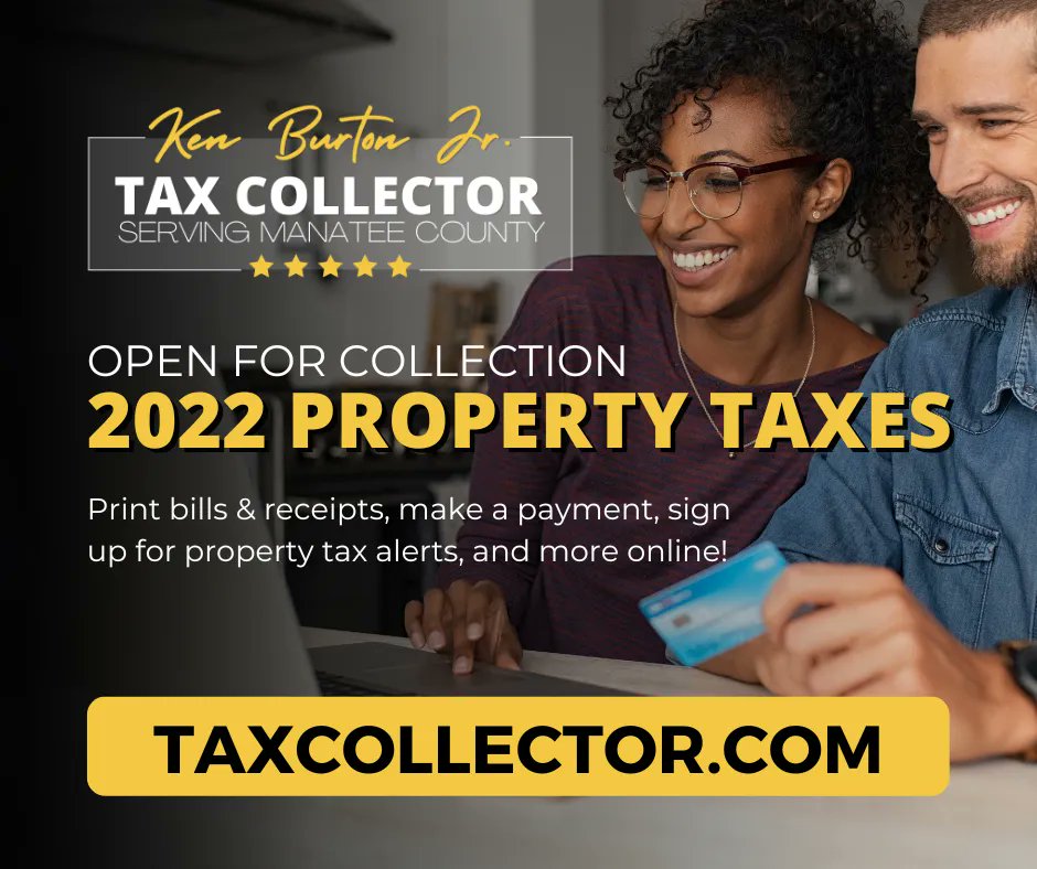 Manatee County Tax on Twitter "We are officially open for collection