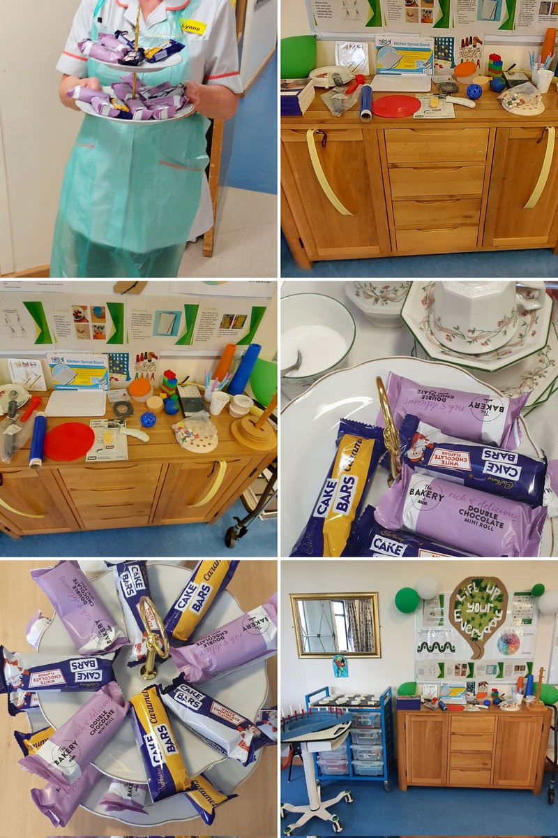 OT Week continues with a tea party for patients,families, carers and staff today. A chance to show everyone some of the OT life hacks and share information @LPTnhs @sadiehall74 @JokirkOT @Daryl_Haye @CHSInpatientLPT @tinpack02 @MarigoldVV #OTWeek22 #oneteamonegoal #positiverehab