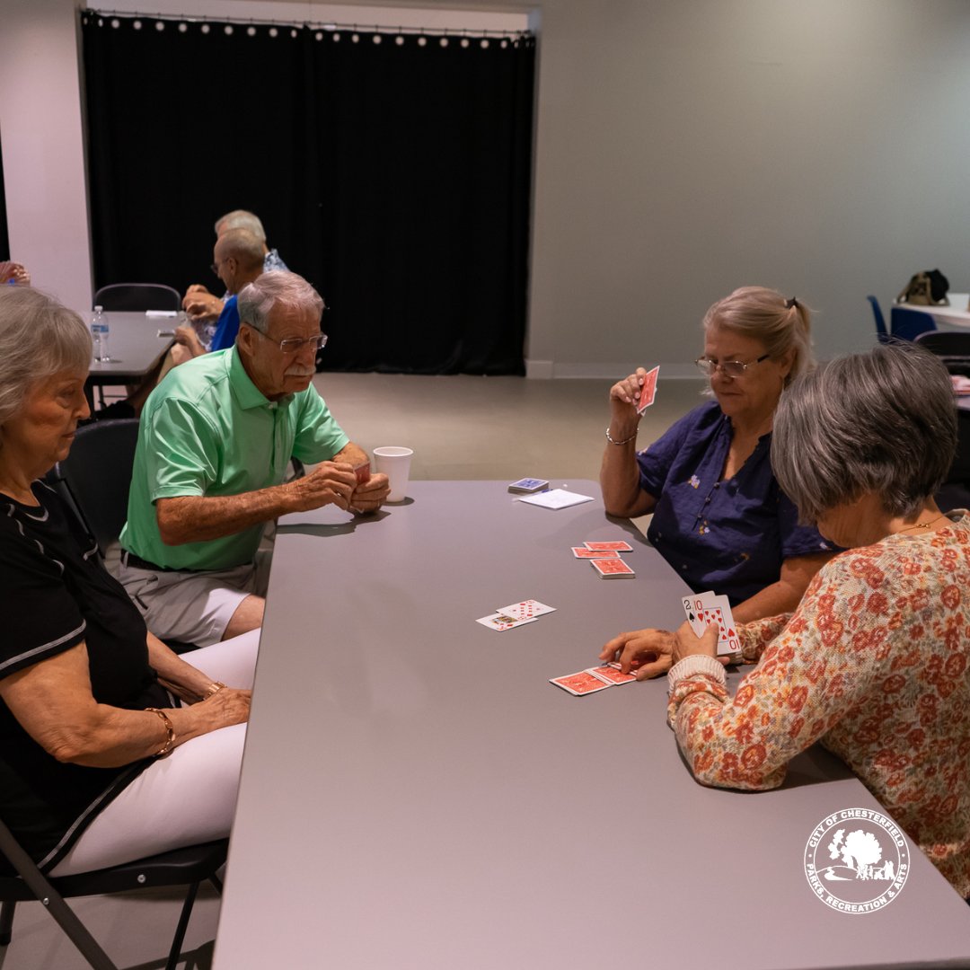 chesterfieldprk's tweet image. Do you or someone you know love to play Bridge? Come play with us on Fridays from 9 a.m. - 12 p.m. at the Chesterfield Community Center. All are welcome. Play is for the intermediate or better. No need to pre-register!

#CommunityBridge #ChesterfieldParks