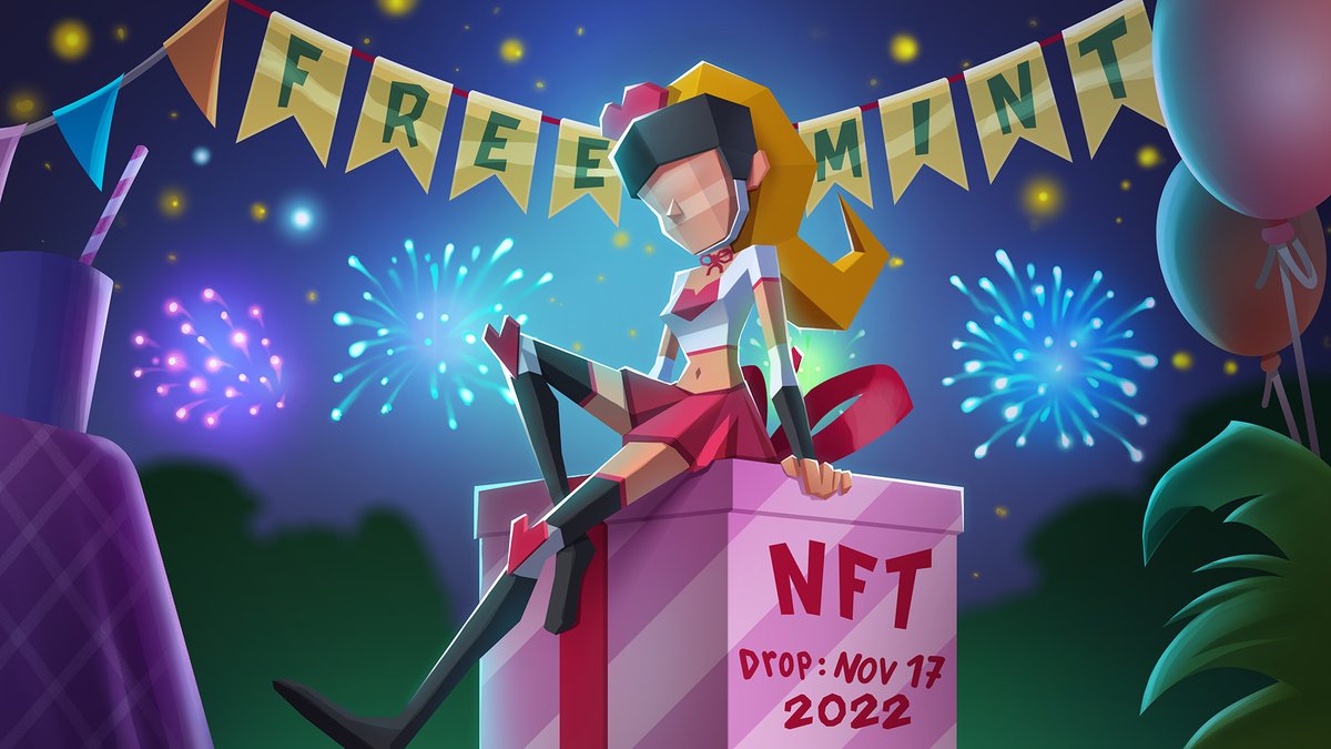 We are proud to present you the Valentine NFT mint! 🔥 It will be FREE MINT 🔥 🛼 17th of November 2022 🛼 More information in the Medium article and below! ⬇️ medium.com/homa-gang/vale…