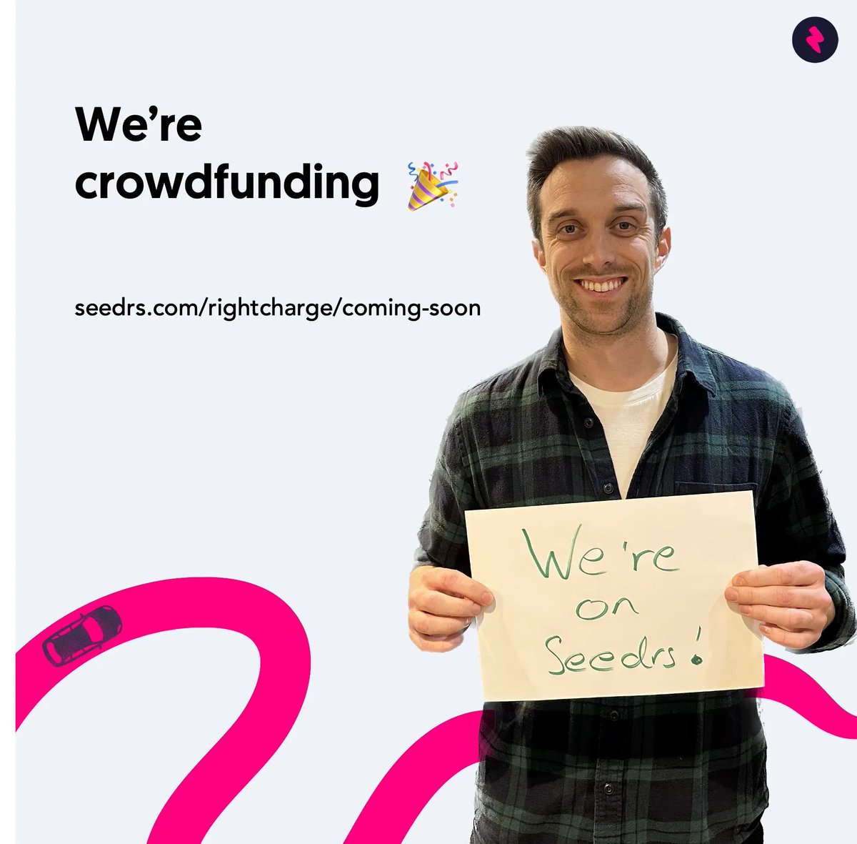 Capital at risk. Approved by <a href="/Seedrs/">Seedrs</a> 
We’re on a mission to reduce emissions by 7.5 million tonnes of C02 by 2030 🌱

We help #ElectricVehicle drivers sort their home charging and #savemoney and delivered this service to thousands of drivers. Pre-register for early access!