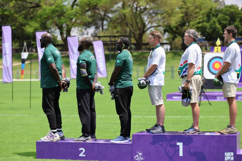 MobilePunch's tweet photo. PHOTOS: Nigeria Wins Silver At African  Archery Competition

Team Nigeria has won a silver medal at the African Continental Archery Championship held in Pretoria, South Africa. https://t.co/NQnZdI8Yee