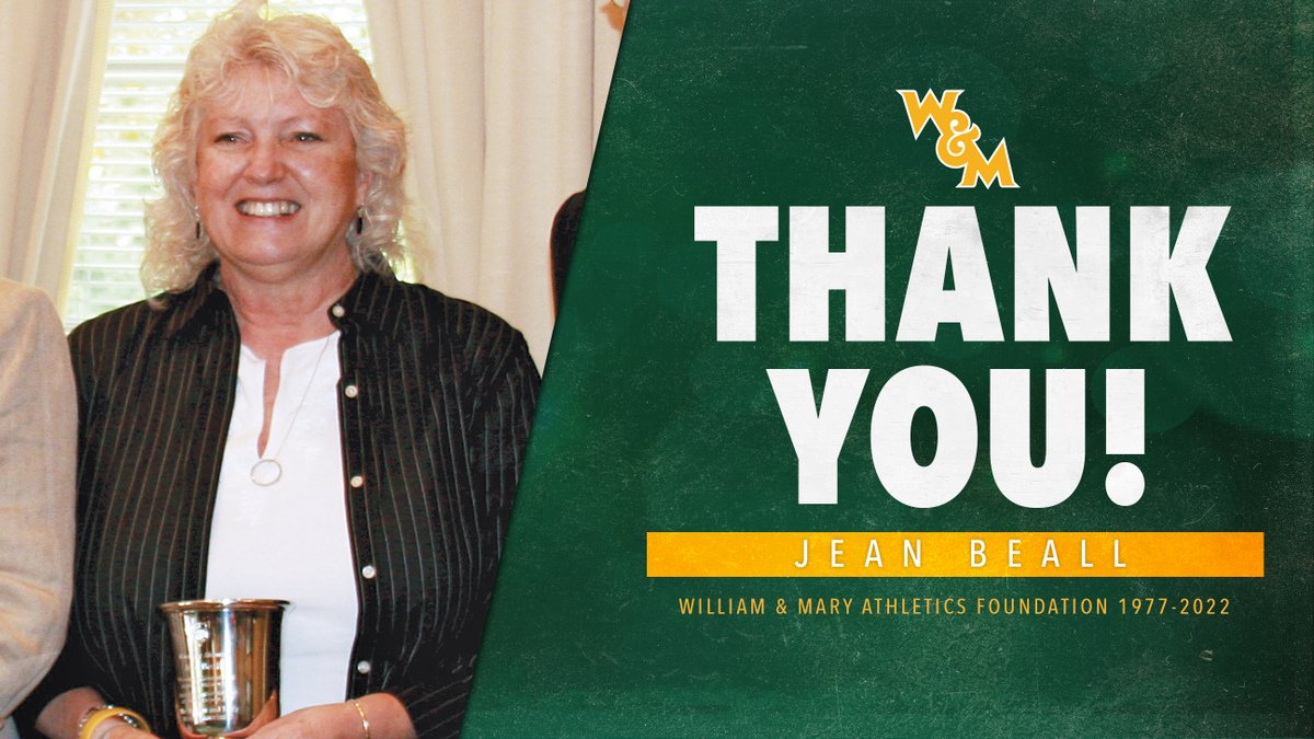 TribeAthletics's tweet photo. 𝗧𝗿𝗶𝗯𝗲 𝗦𝗰𝗿𝗶𝗯𝗲: After 45 years, Jean Beall’s Impact on the Tribe is Undeniable  |  by @DaveJohnsonWM

📰 https://t.co/vTlS1QiXa8

#GoTribe https://t.co/ZlEO84h8bg