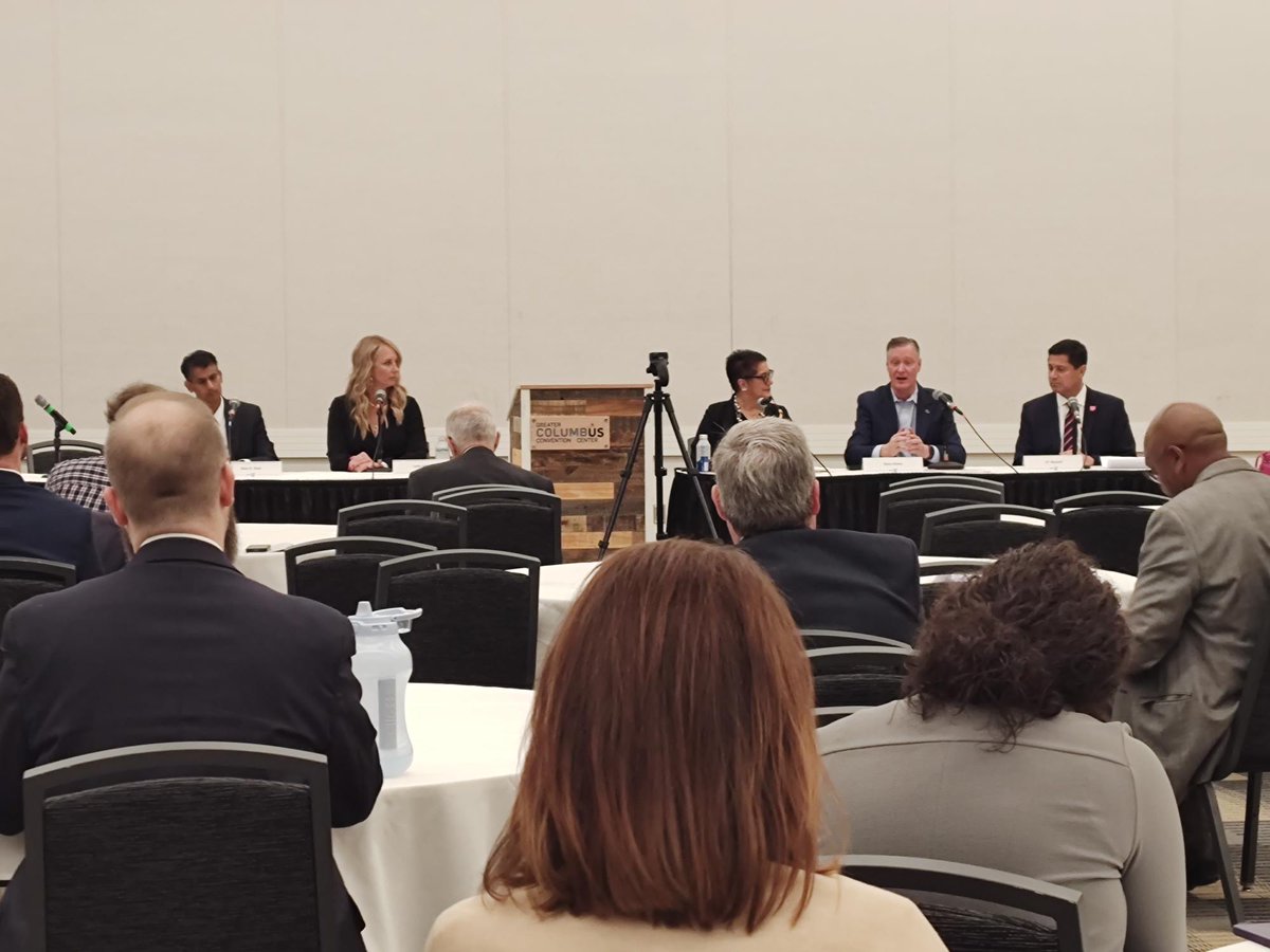 Talking business and workforce at the <a href="/impactohioocc/">Impact Ohio</a> conference with the <a href="/OhioChamber/">Ohio Chamber</a>.