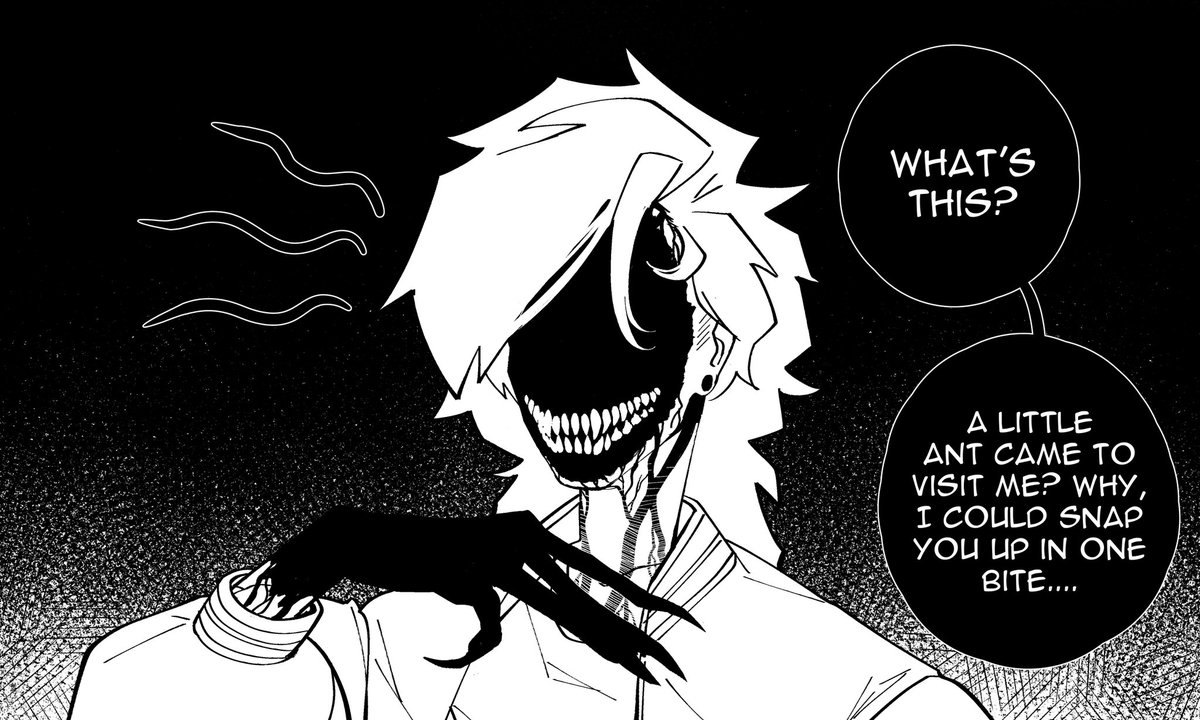 still my favourite art from the chainsaw man au it makes me cry-laugh every  time