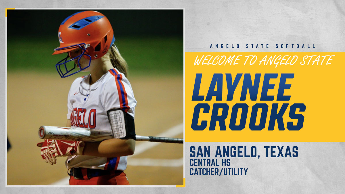 Staying in San Angelo! 

Congratulations to Laynee Crooks for signing to join the Rambelle Softball program! #RamEm