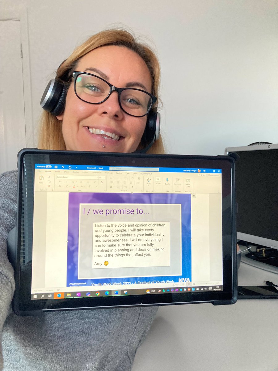 🫶Amy promises to…
#YWW2022 #YouthWorkWeek2022