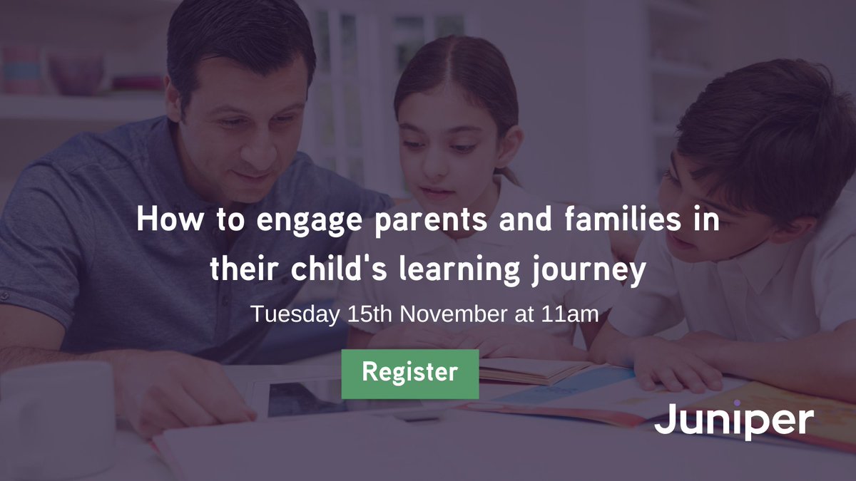 We know the challenges when it comes to engaging parents. We're covering the difficult questions as well as what good parental engagement looks like in our webinar next week.

Register: bit.ly/3tebLHi

Join live or register to be sent the recording 😊
#EduTwitter #EdTech