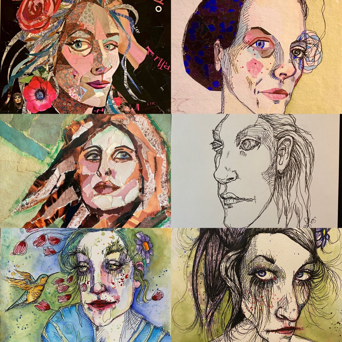 MeanMamaDog's tweet photo. Artist obsessed with the human face. 

#facesinart #facesobsessed #unmask https://t.co/PiApWPb3HL