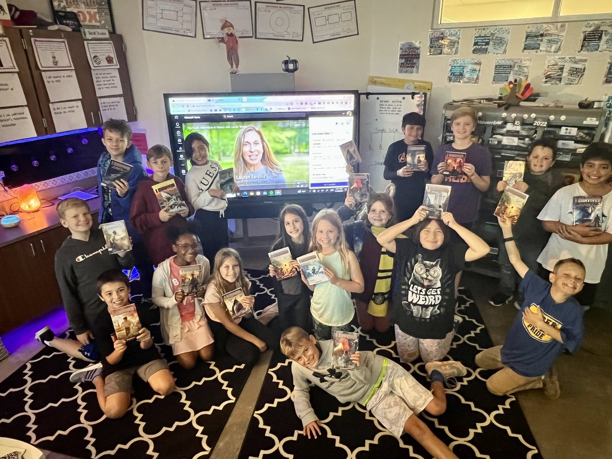 emilynoelkelley's tweet image. BIG "I Survived" fans over here! We can't wait to hear from @laurenTarshis @MicrosoftFlip 🚂