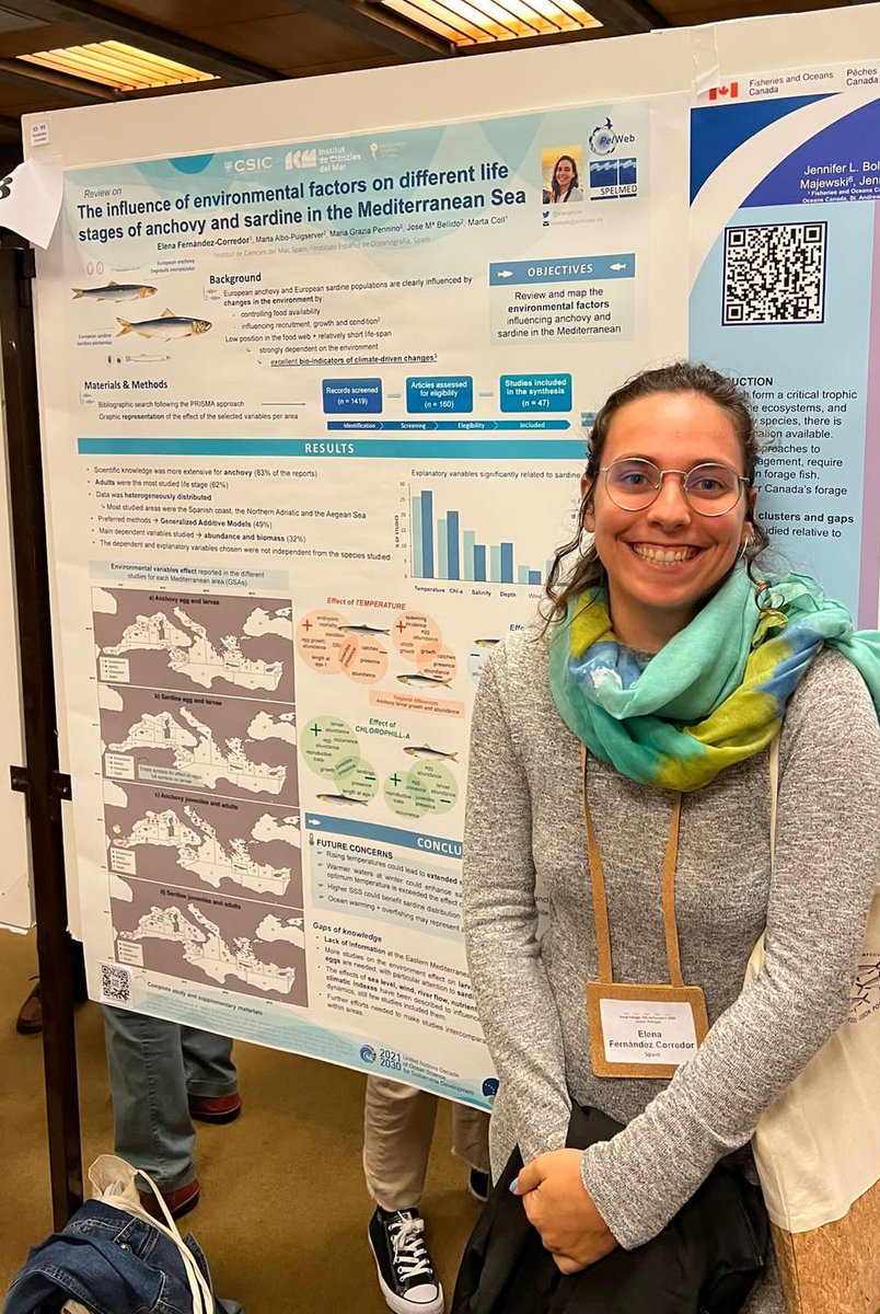 ElenaFCorr's tweet photo. But I’m not alone here!! Many colleagues and friends have also presented their studies 
@CollMonton @MartaAlboP @ElenaLloret3 @Joan_Gimenez @jazelouled and Dorota
🐟🐟🐟
#SPFSymposium2 @ICMCSIC https://t.co/yBQEscRmH1
